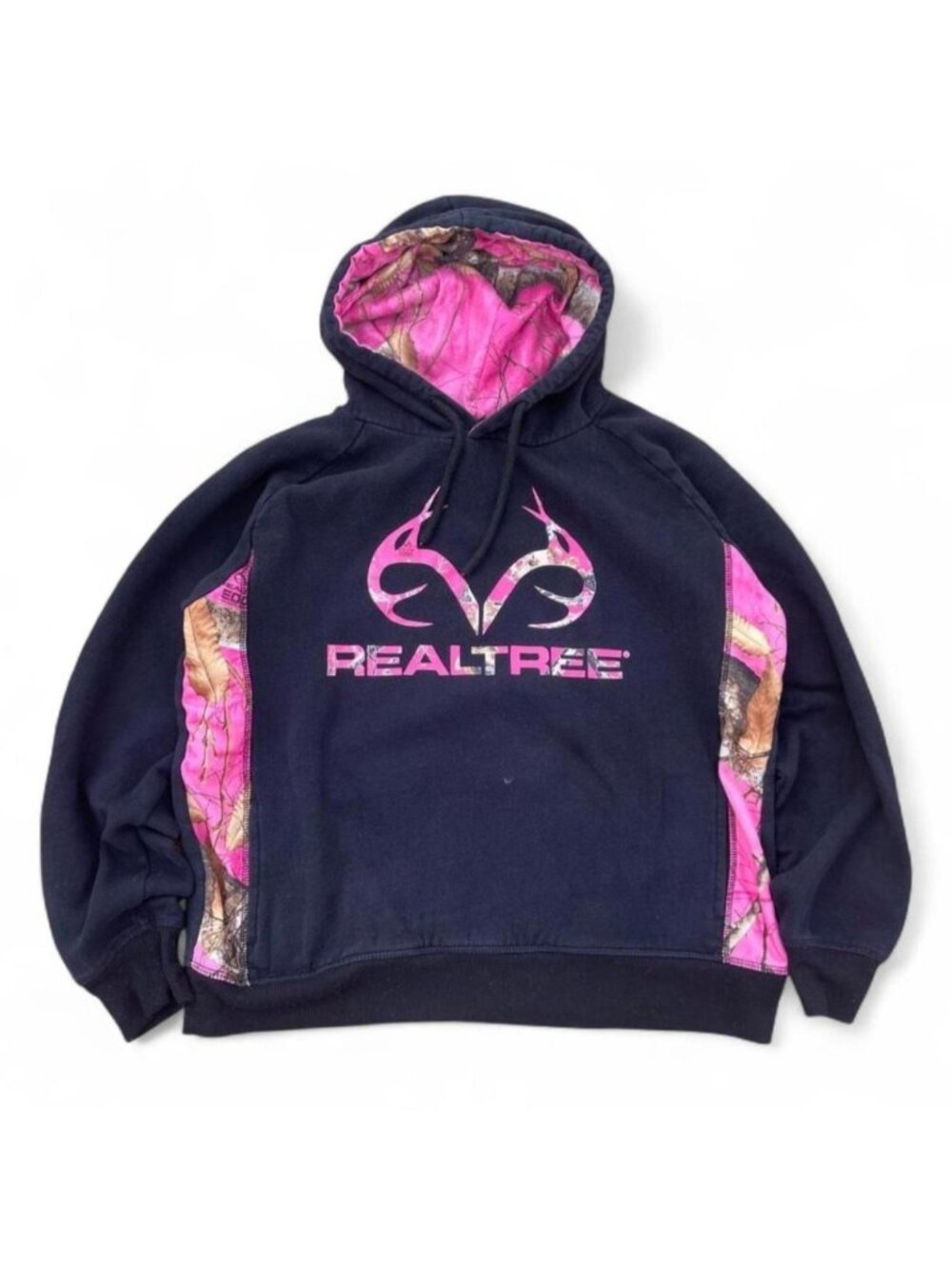 Realtree pink camo hoodie with pink Realtree logo